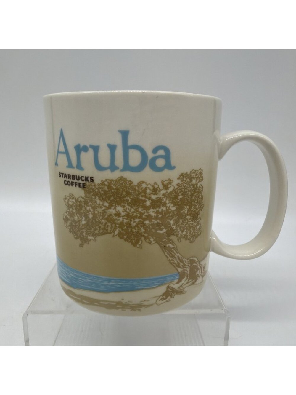 Starbucks Aruba Global Icon Divi-Divi Tree Coffee Travel Sailing Scene 2015 NWT